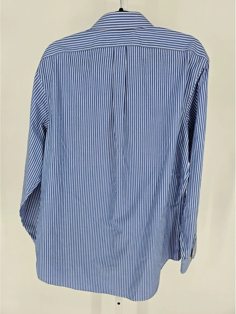 Banana Republic Mens Sz XL Long Sleeve Button Up Dress Shirt Light Blue White